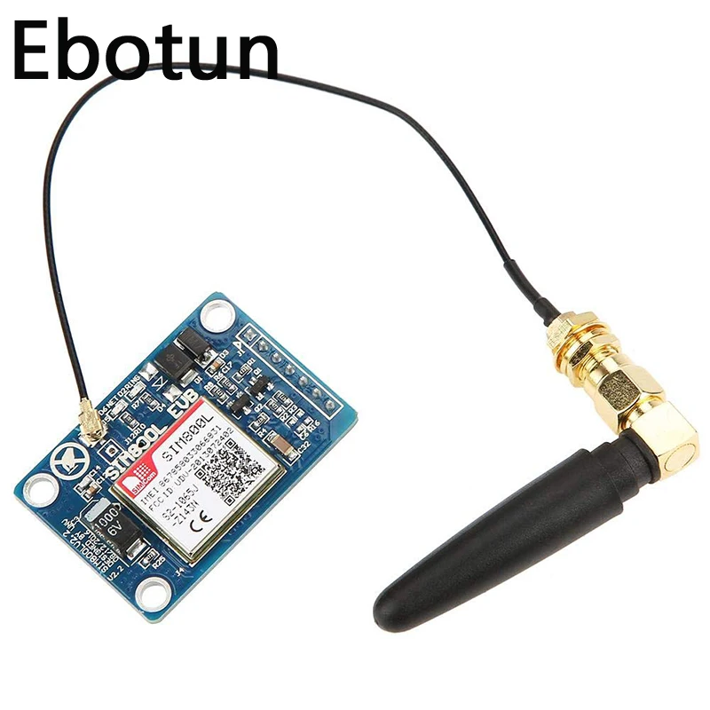 1 компл. SIM800L V2.0 5V беспроводной GSM GPRS модуль Quad Band W/антенна кабель Cap|Интегральные