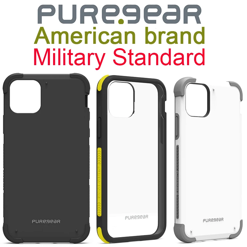 Чехол PureGear (американский бренд) для iPhone 11, 11 Pro Max, защищенный, противоударный, роскошный, по военным стандартам от AliExpress RU&CIS NEW