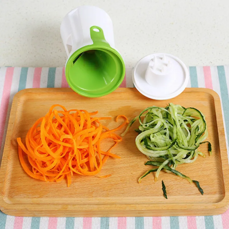 Портативная овощерезка для картофеля спиральная из нержавеющей стали|Шредеры и