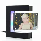 E-образная Магнитная левитирующая фоторамка, креативный Ночной светильник со светодиодсветильник индикатором, подарок на день рождения и Рождество