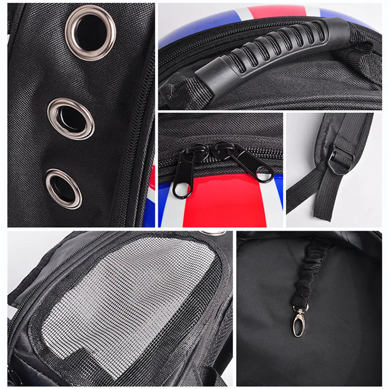 Рюкзак для домашних животных кошек космическая капсула переноска щенков