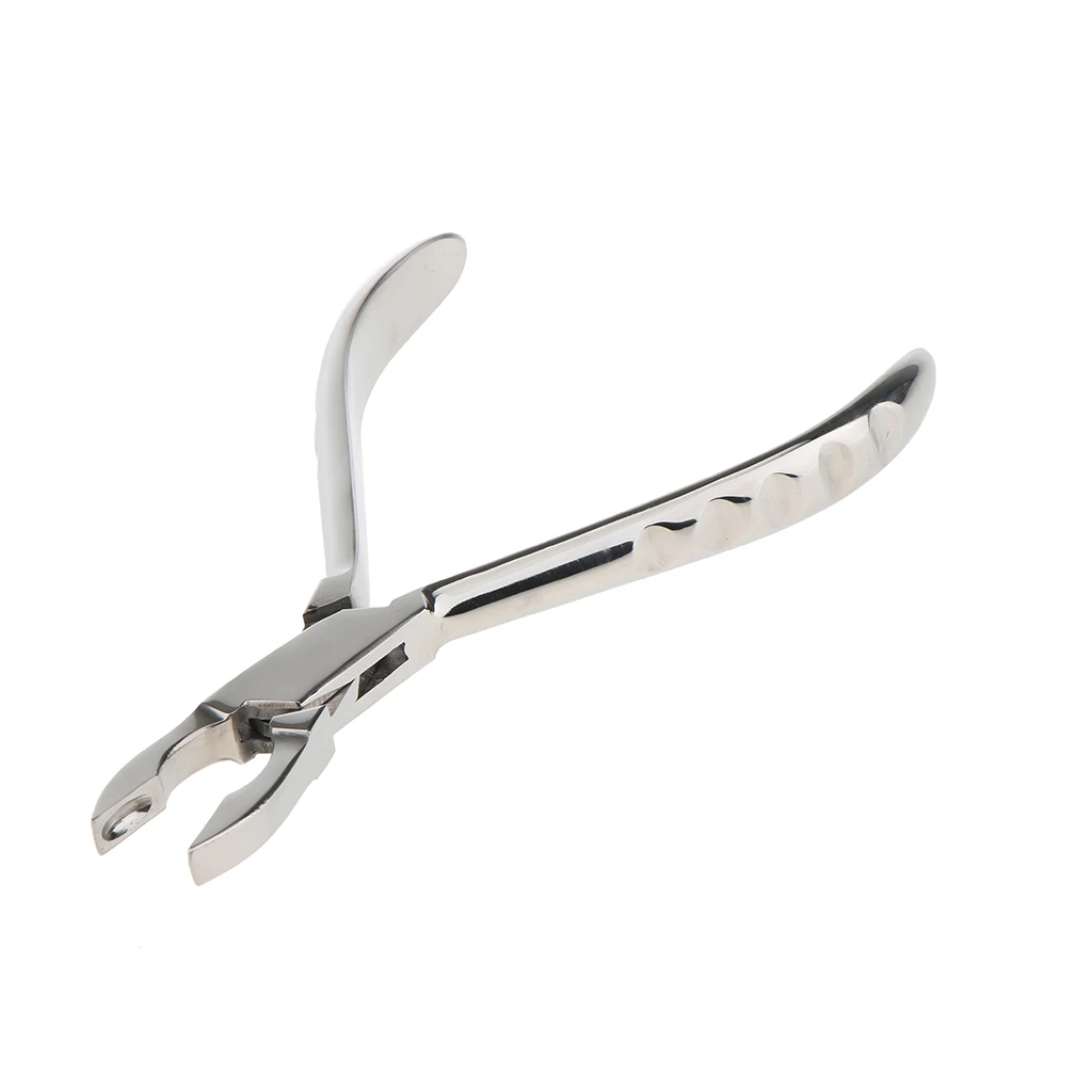 

6'' Stainless Steel Bead Ring Closing Pliers Clamp Piercing Jewelry Forceps for