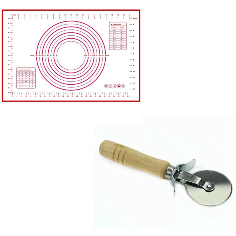 1 шт. резак для пиццы с деревянной ручкой | Канцтовары офиса и дома