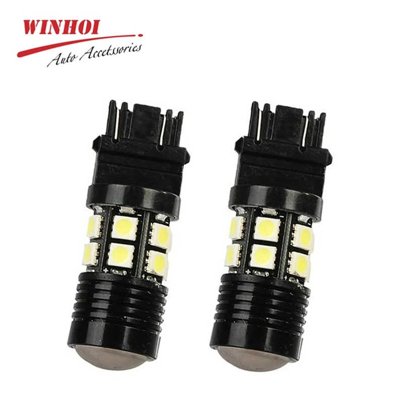 Winhoi автомобилей головной светильник светодиодный лампы COB 3157 3156 3057 3056 12SMD 5050