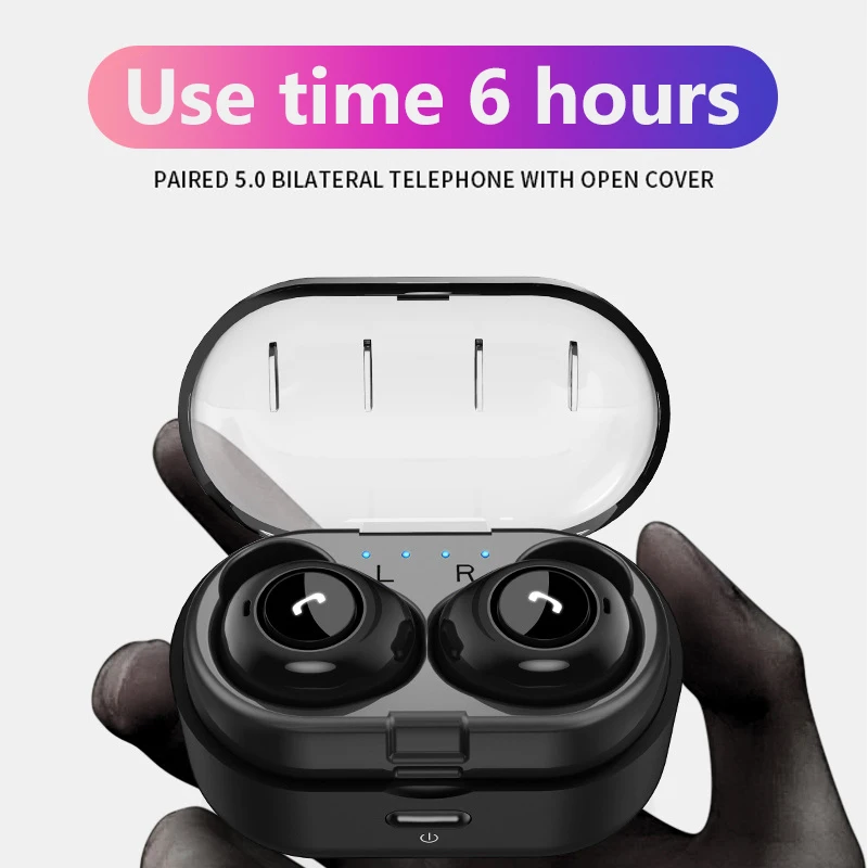 Новые Bluetooth наушники 5 0 M6S TWS IOS Android беспроводные Спортивные водонепроницаемые