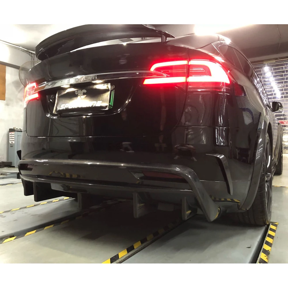 Спойлер для заднего бампера Tesla Model X 2016 2017 2018 | Автомобили и мотоциклы