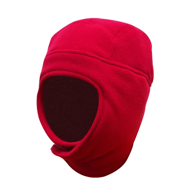 Уличная зимняя шапка теплый флис для мужчин и женщин ветрозащитный езды лицо