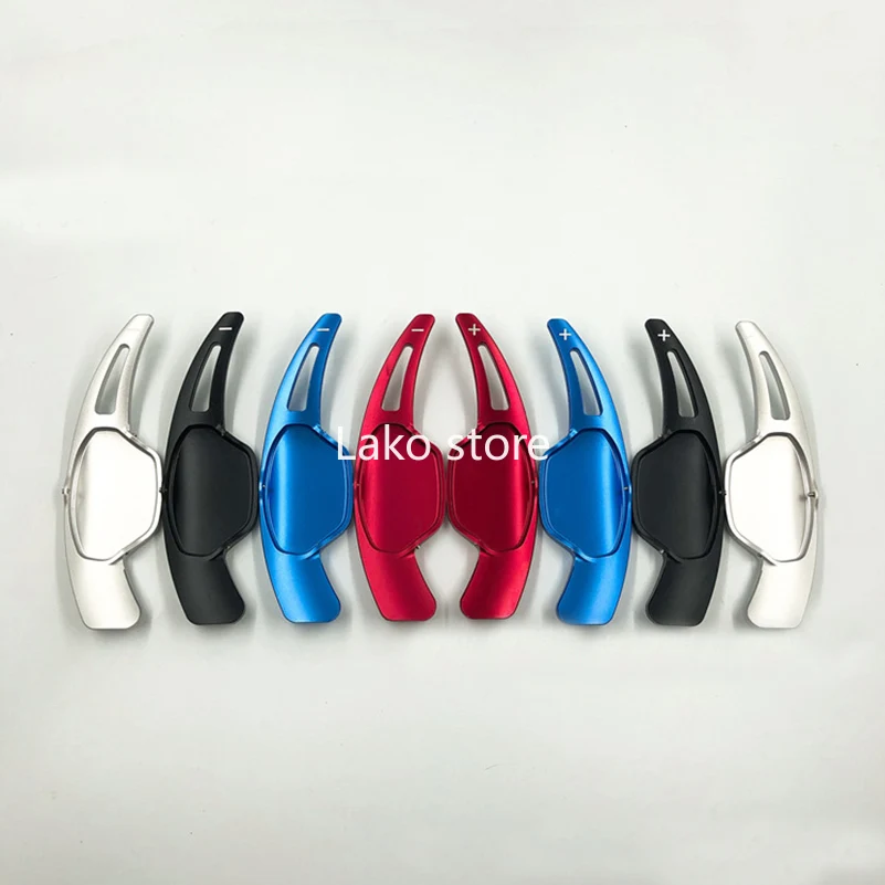 

2Pcs Reliable Aluminium Alloy Interior Decoration Car Steering Wheel Shift Paddle Shifter for Cadillac XTS Silver