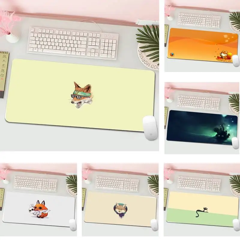 

Cartoon cat Computer Laptop Anime Mouse Mat Gaming Mousepad XL Large Gamer Keyboard PC Desk Mat Computer Tablet Mouse Pad
