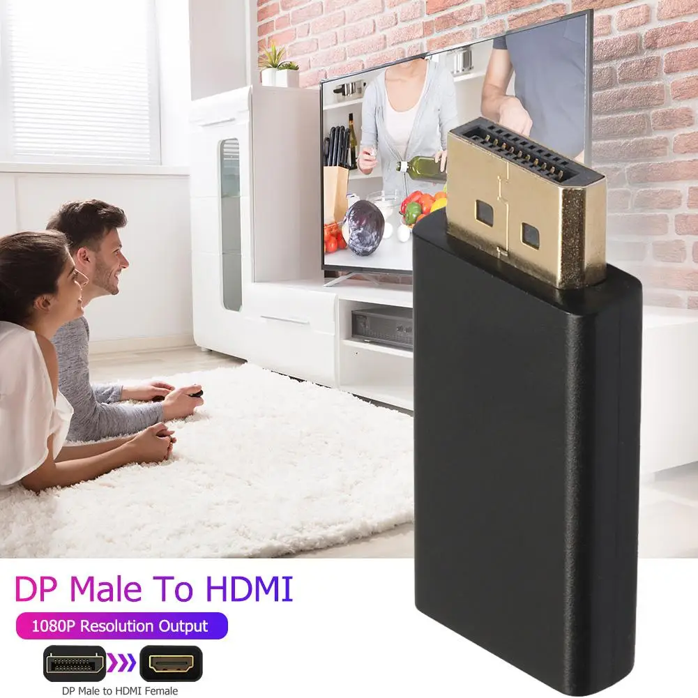 Адаптер DP к HDMI DVI адаптер порт дисплея передача сигнала Стабильная и надежная