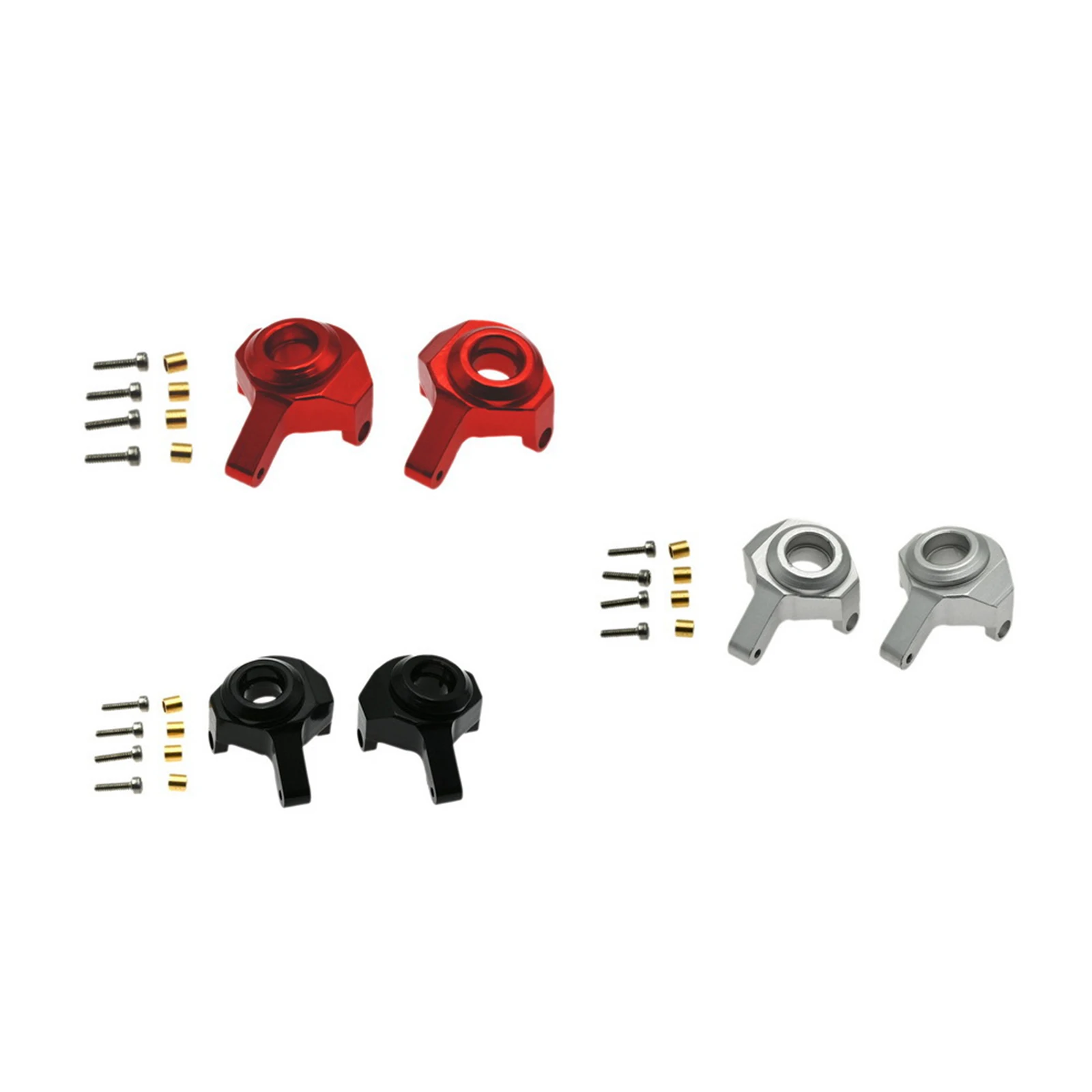 

Steering Knuckles for SCX24 AXI90081 AXI00002 4WD RC Crawler Hobby Model Car