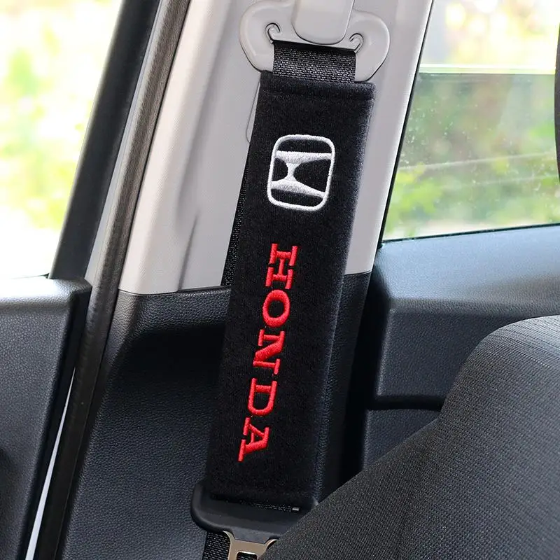 2 шт. чехол на ремень безопасности для автомобиля Mugen Power Honda Civic Accord CRV Hrv Jazz