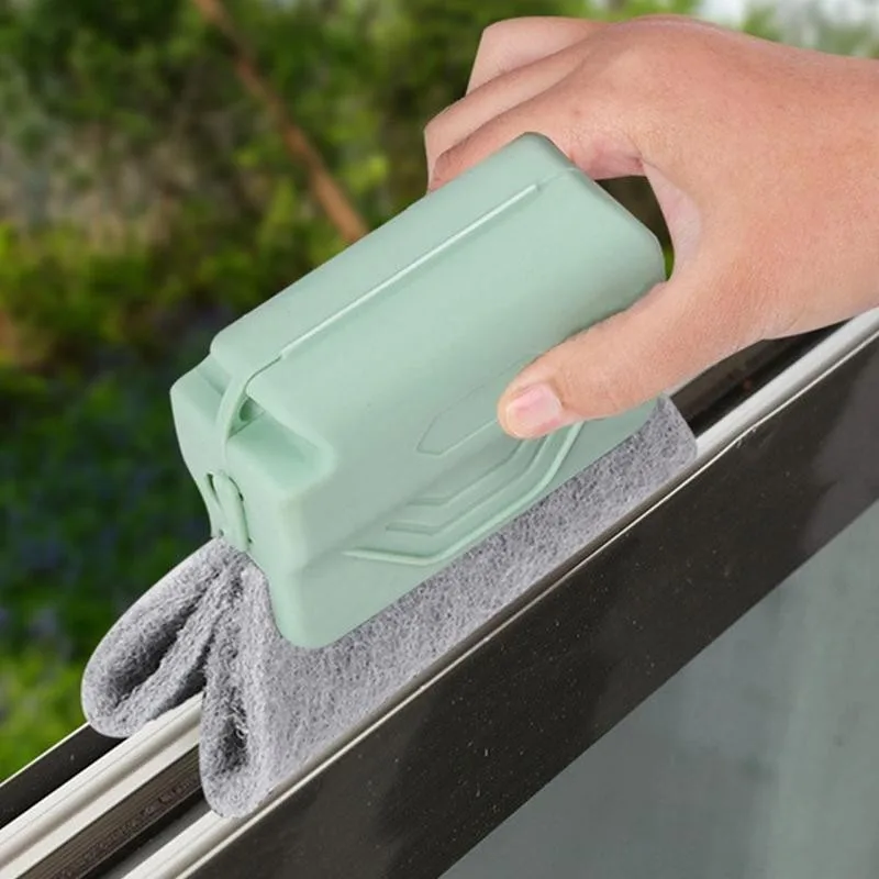 

3 Colors Window Groove Cleaning Brush Clean Window Rails Clean All Corners Gaps Detachable Door Window Groove Cleaning Brushes