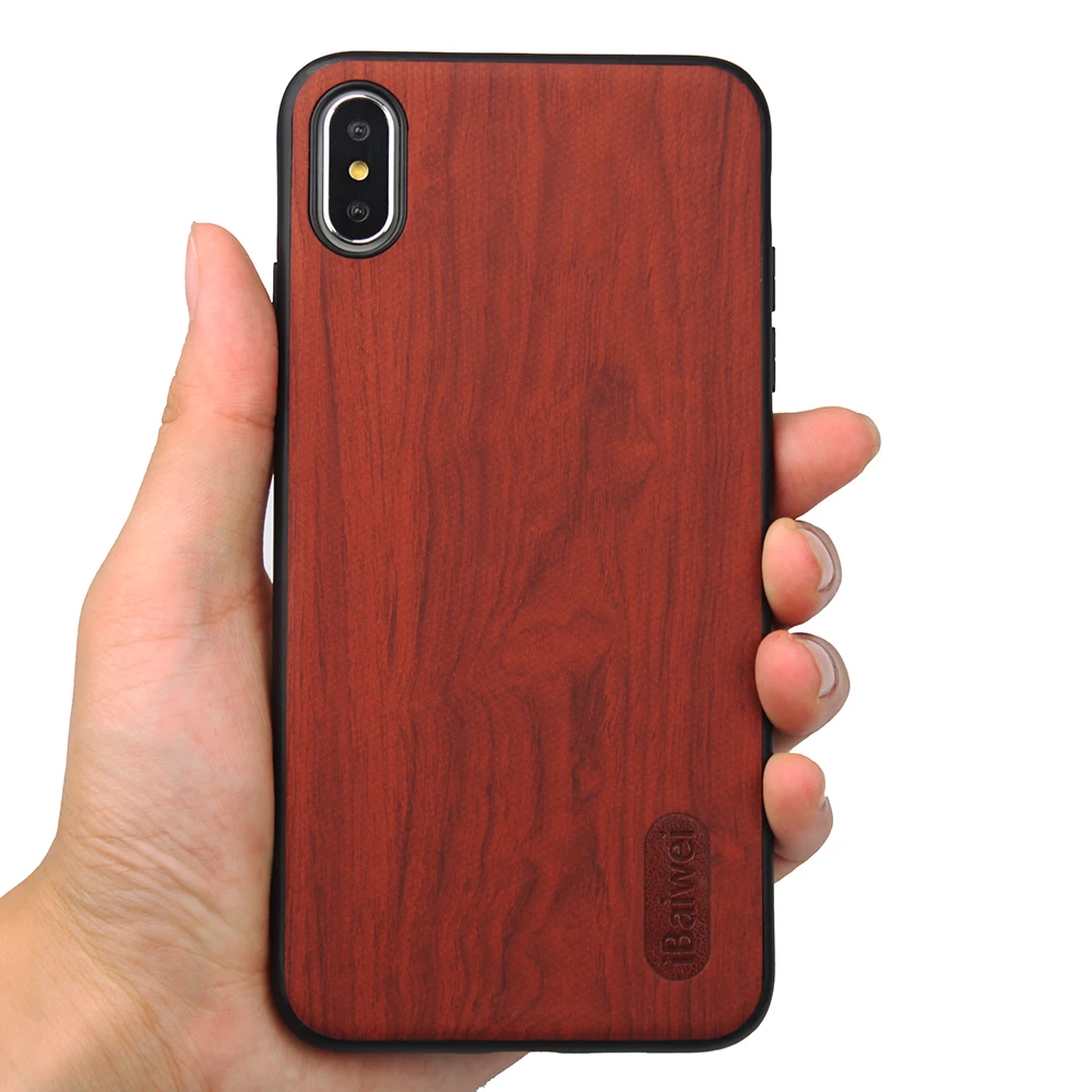 Чехол с деревянным дизайном для iPhone XS Max задняя крышка мягкий силиконовый