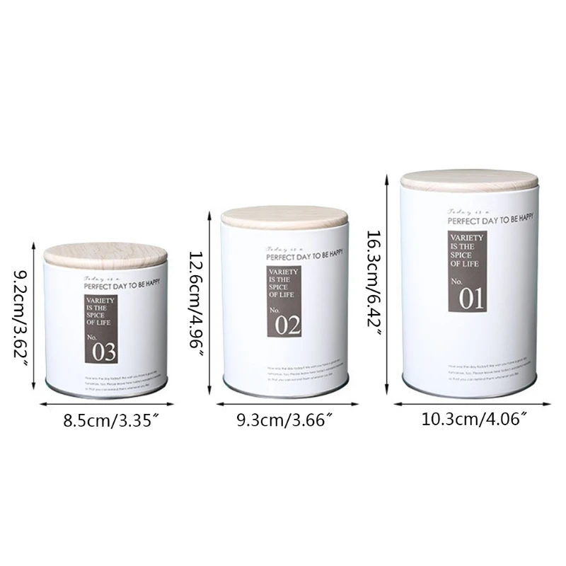 

1 Set of 3-piece Snack Storage Box Household Nuts Sealed Moisture-proof Jar