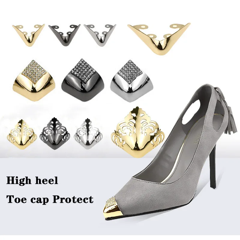 

High-heeled Toe Protection Head Anti-kick Cover Pointed Toe Invisible Decoration Accessories Shoe Protection Metal Cover
