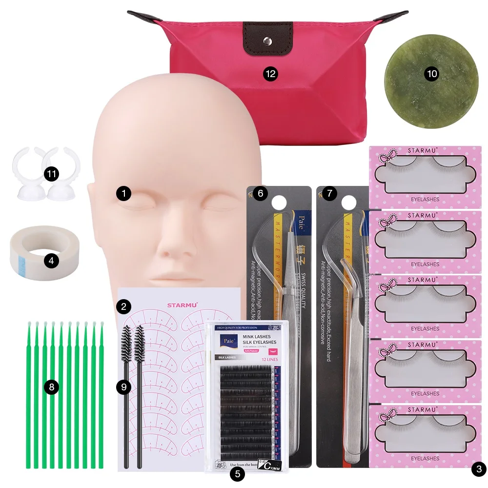 Профессиональный набор инструментов для макияжа 12 шт./компл. тренировочная