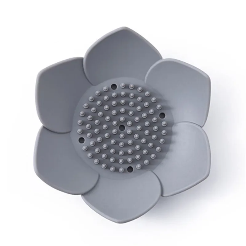 1 шт. Цвет серый белый Гибкая силиконовая Ванная комната душа Портативный жидкого