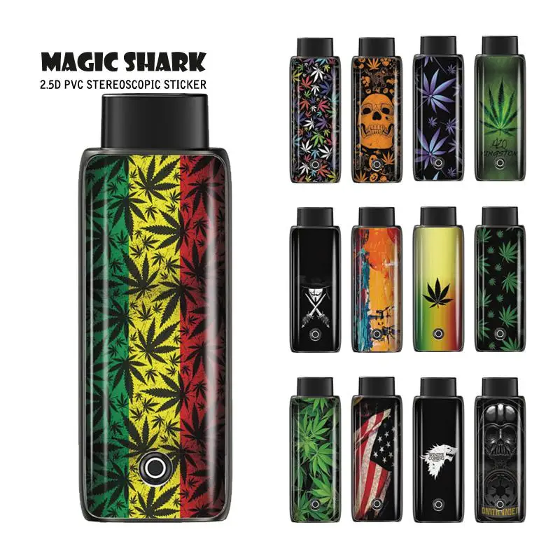Чехол-наклейка Magic Shark для iJOY NEPTUNE с рисунком листьев и черепа Игра престолов зима