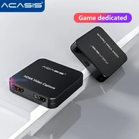 acasis 4k type c to hdmi compatible video capture card 1080p game capture card recorder box device for live streaming