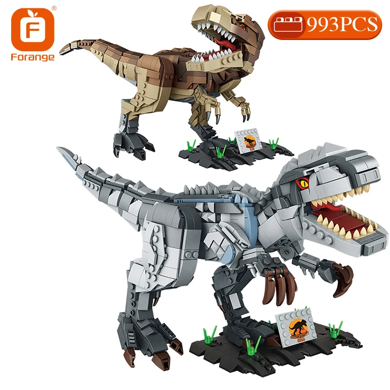 

Forange Technical Ideas Dinosaur Tyrannosaurus Building Blocks Jurassic Animal World Model Bricks Assembly Toys for Boys Gifts