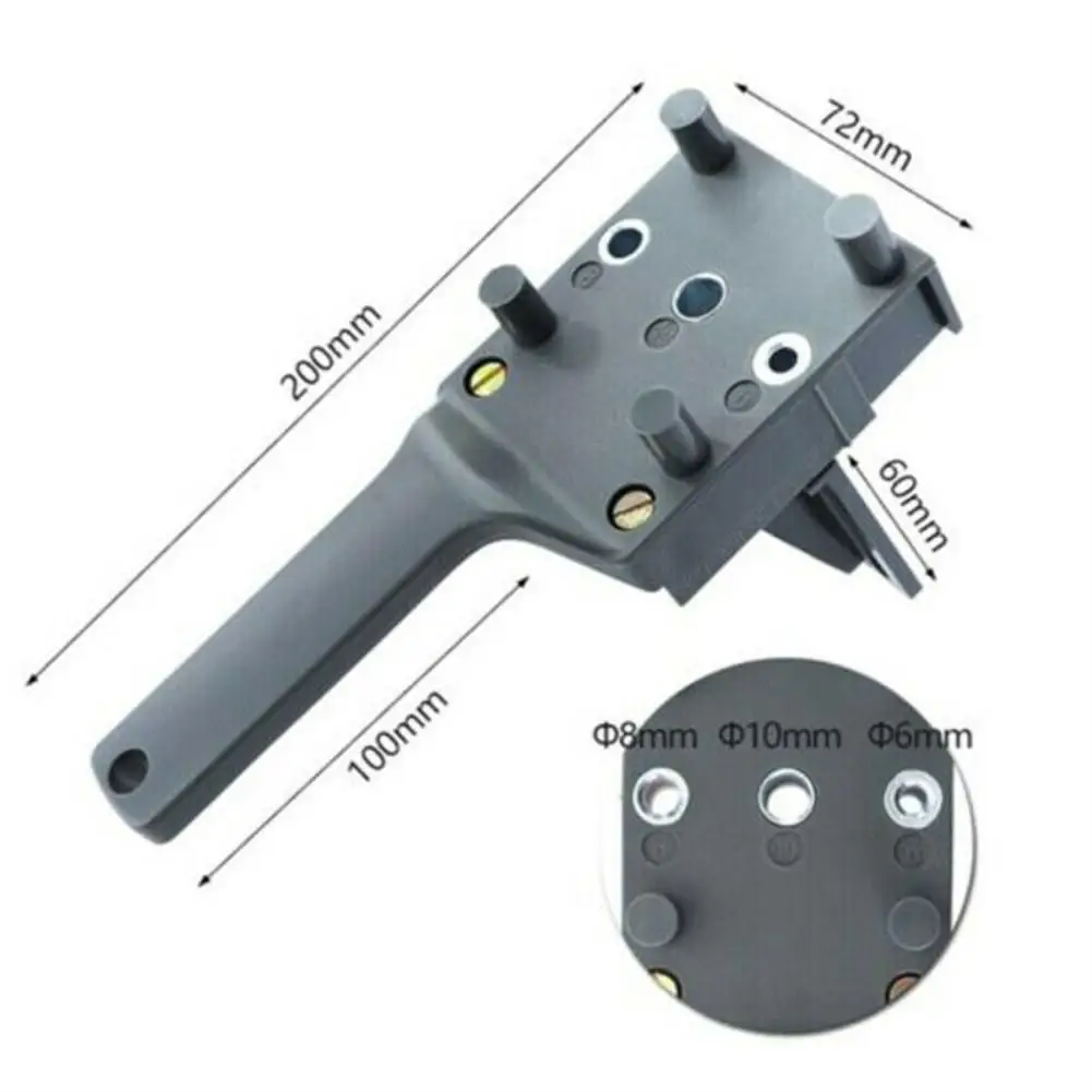

SOLLED Handheld Pocket Self-Centering Puncher Drill Locator Woodworking Puncher Guide