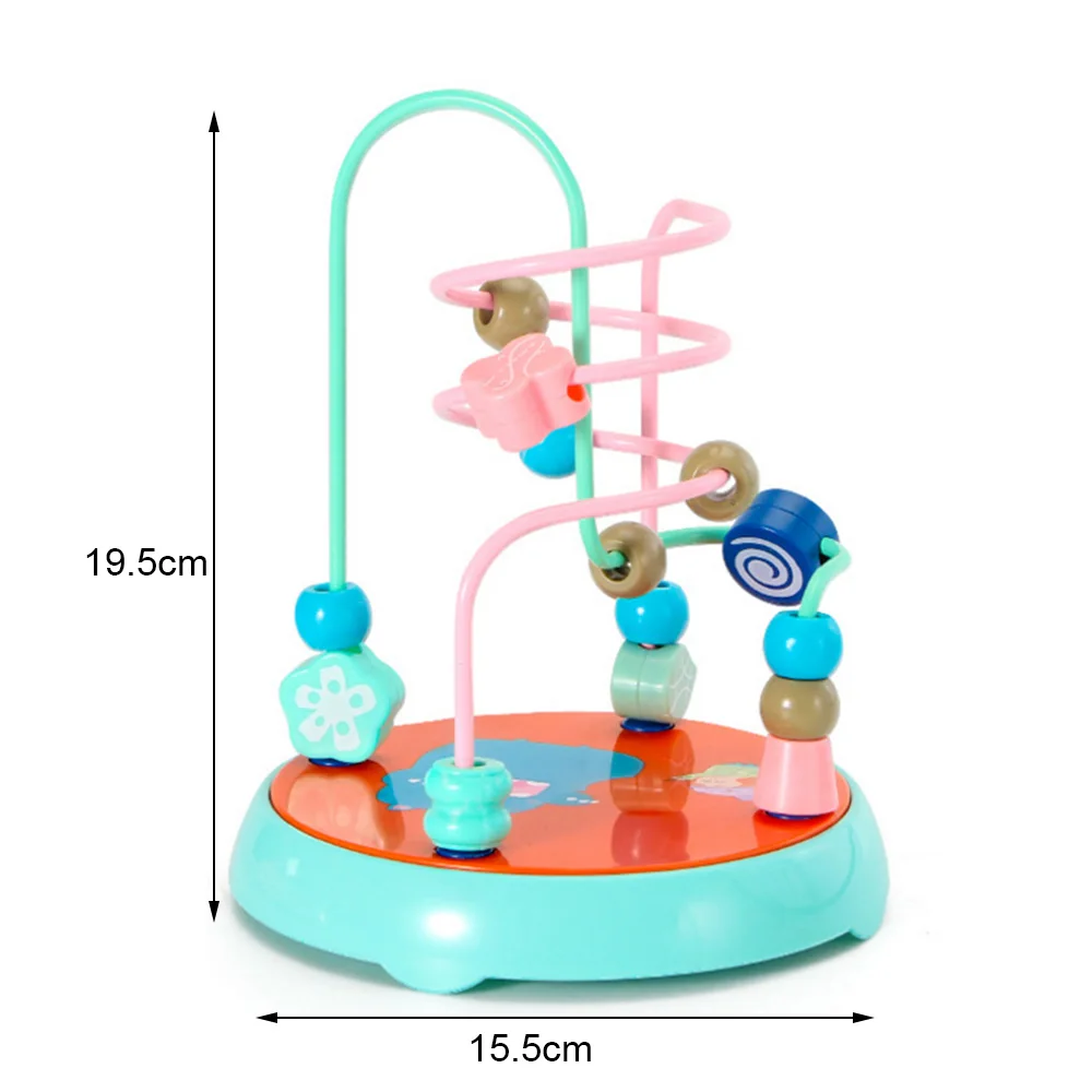Красочные Бусины мини-пазл с бусинами детские игрушки вращающаяся детская