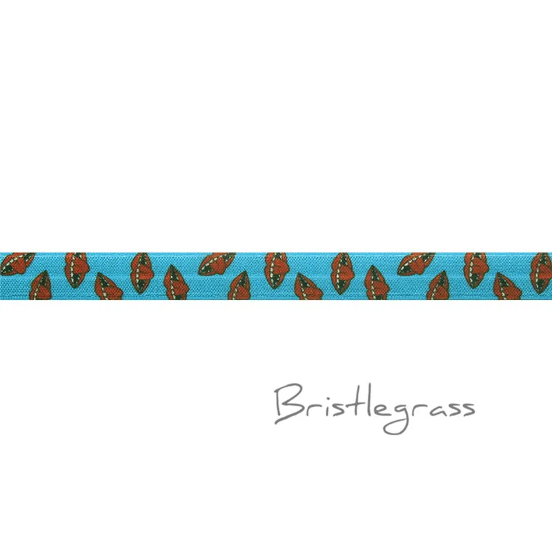 Red lip BRISTLEGRASS 2 ярда 5/" 1,5 см Сова Фламинго цветочный принт враг складной над эластичными повязка из спандекса волос галстук платье с повязкой швейная отделка - Цвет: Red lip