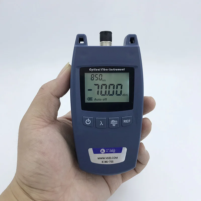 KING-70S Fiber Optical Power Meter Cable Tester -70dBm~+10dBm | Мобильные телефоны и аксессуары