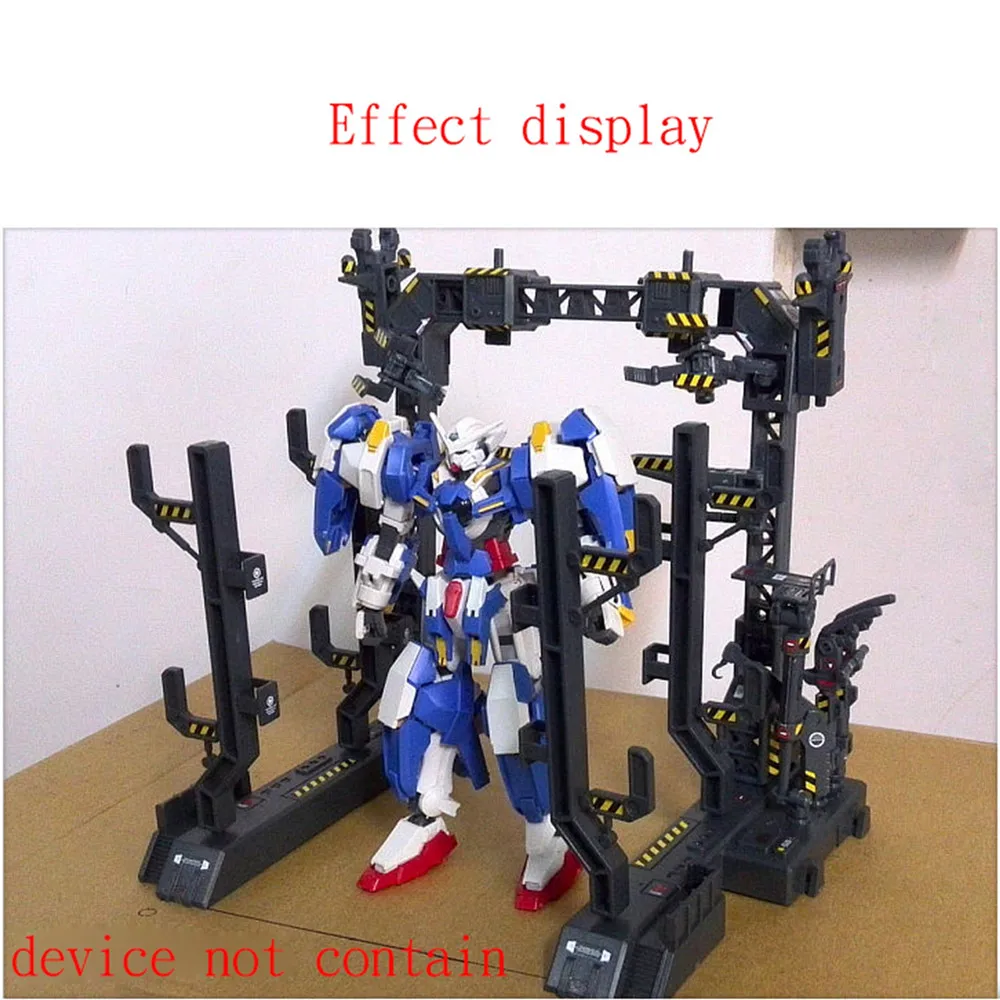 Stickers Safety Warning Decal for MECHANICAL CHAIN ACTION BASE Machine Nest Garage For Gundam Model MSG Decals Sticker | Игрушки и хобби
