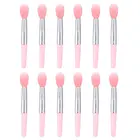 12 шт. мини кисти для губ, кисти для макияжа, Силиконовые кисти для губ, косметический аппликатор для макияжа, набор косметических кистей