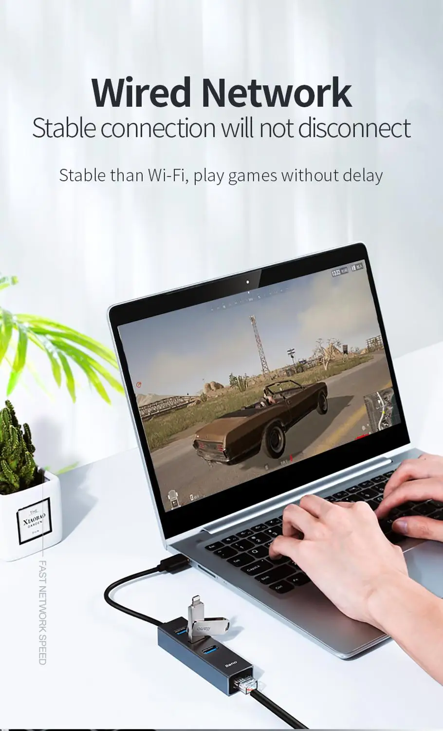 USB разветвитель LLANO высокоскоростной для MAC/Xiaomi/ноутбука/компьютера|USB-хабы| |