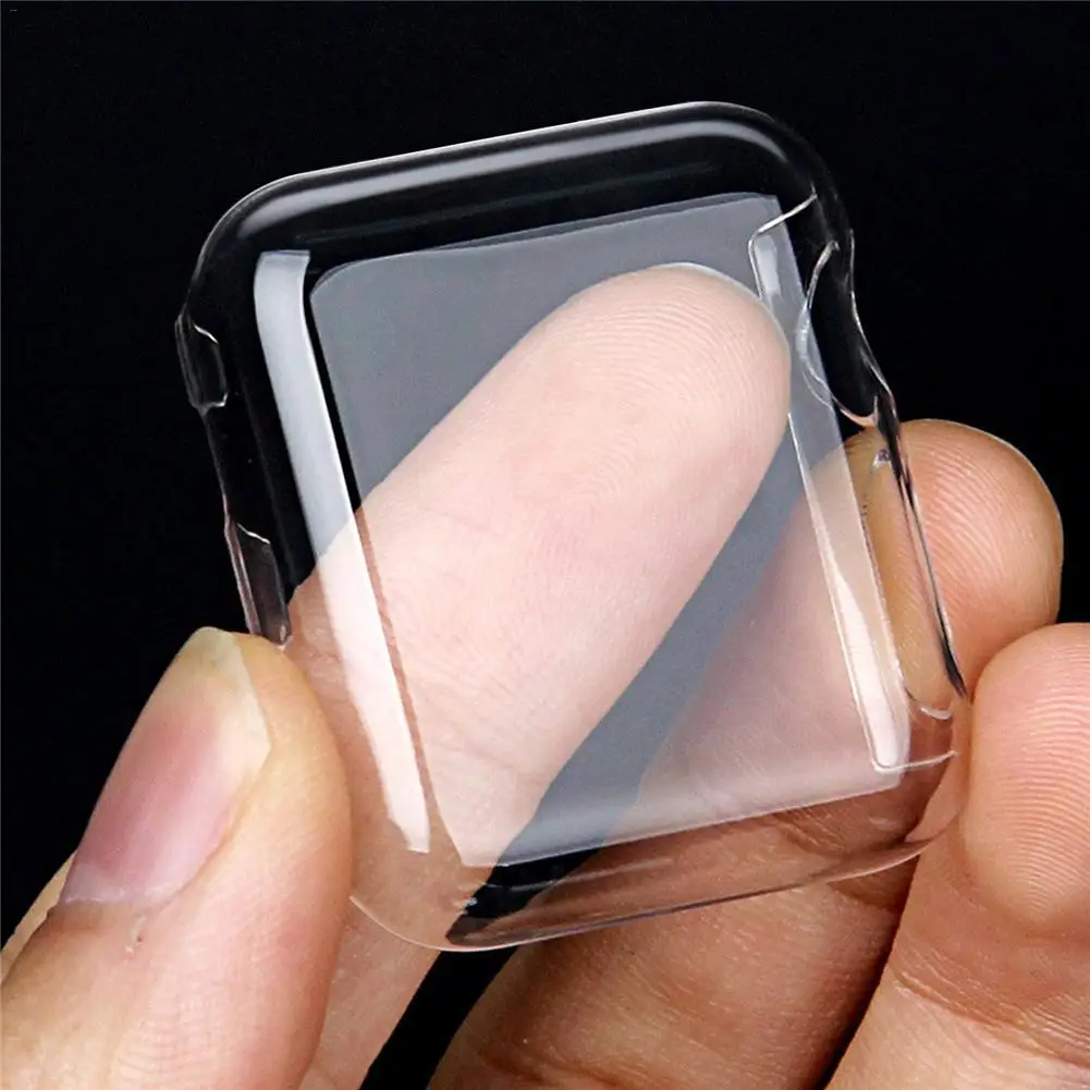 Силиконовый Жесткий Чехол для Apple Watch Series 4 44 мм 40 средство защиты ПК Чехлы Iwatch все