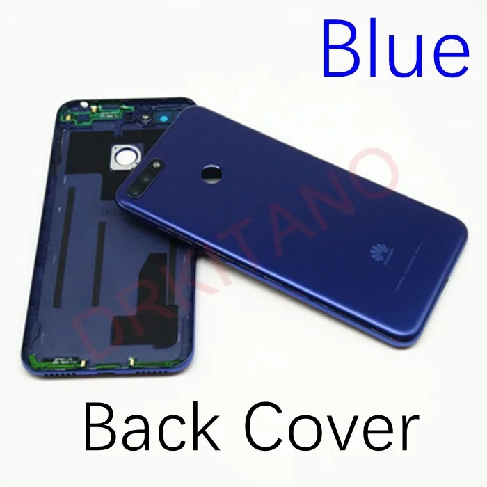 Для huawei Y6 Задняя крышка батареи задняя дверь Корпус чехол средняя рамка Y6 Prime передняя рамка экран рамка Шасси