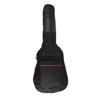 fashion waterproof guitar case double strap padded black guitar case backpack shoulder strap classical guitar bag for 38 41inch