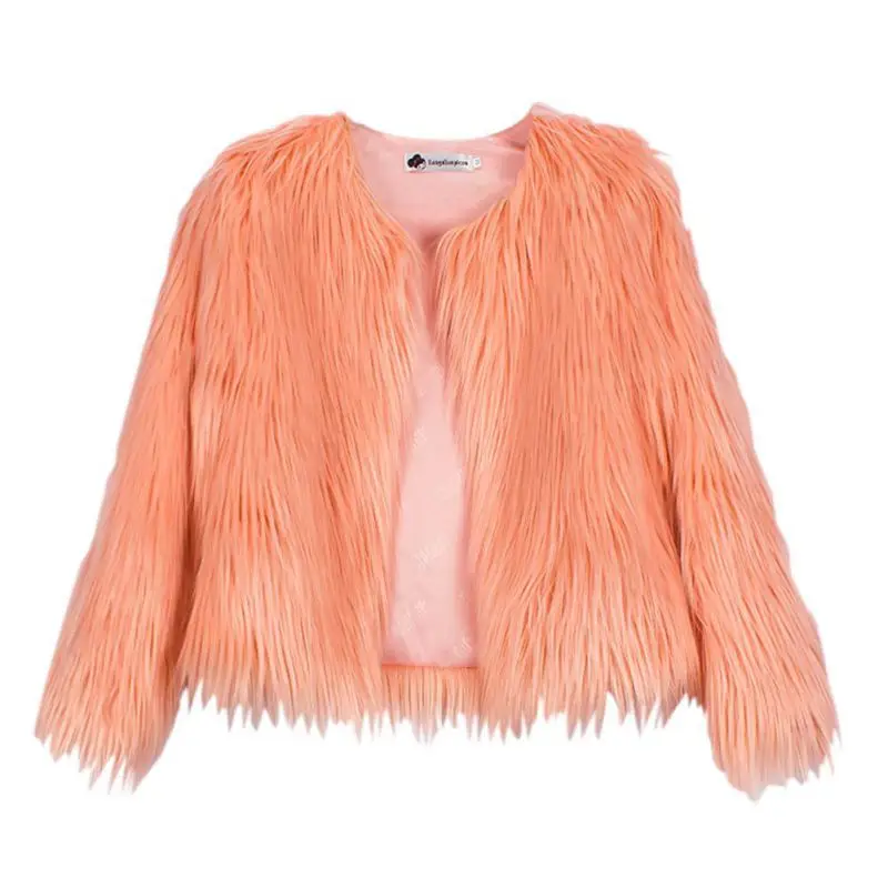 Женское зимнее черное меховое пальто с длинным рукавом верхняя одежда из