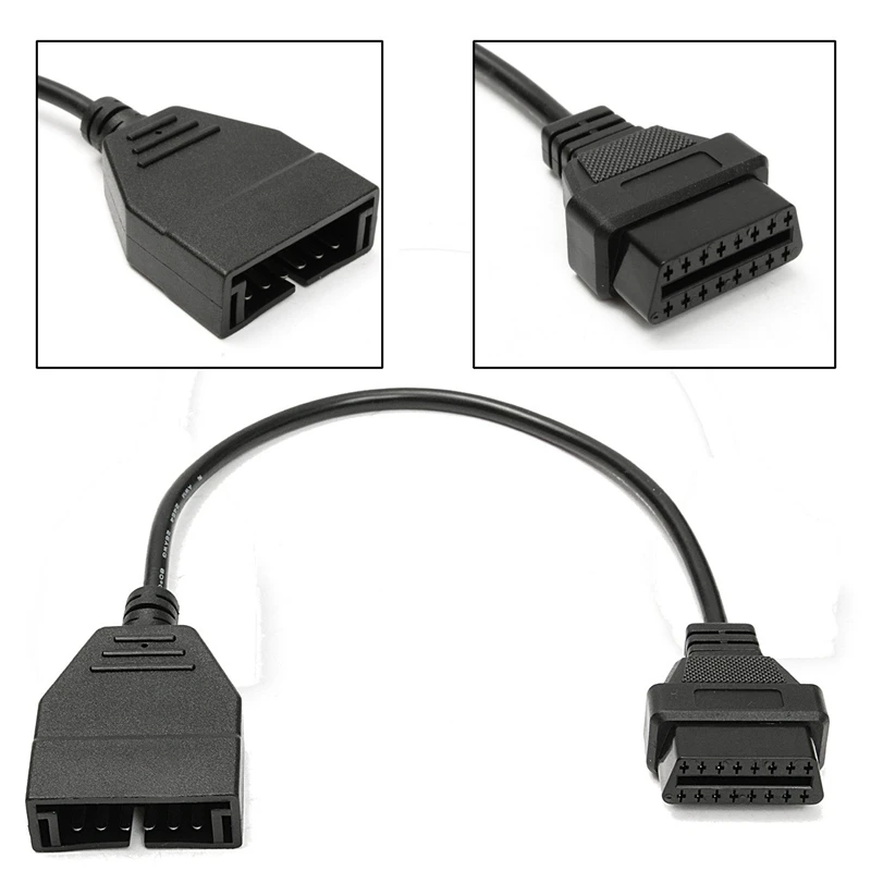 

Wholesale Gm 12pin To Obd1 Obd2 16Pin Connector Universal Car Diagnostic Cable