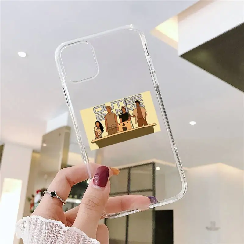 

Outer Banks-Livin' The Pogue Life Phone Case Transparent soft For iphone 5 5s 5c se 6 6s 7 8 11 12 plus mini x xs xr pro max