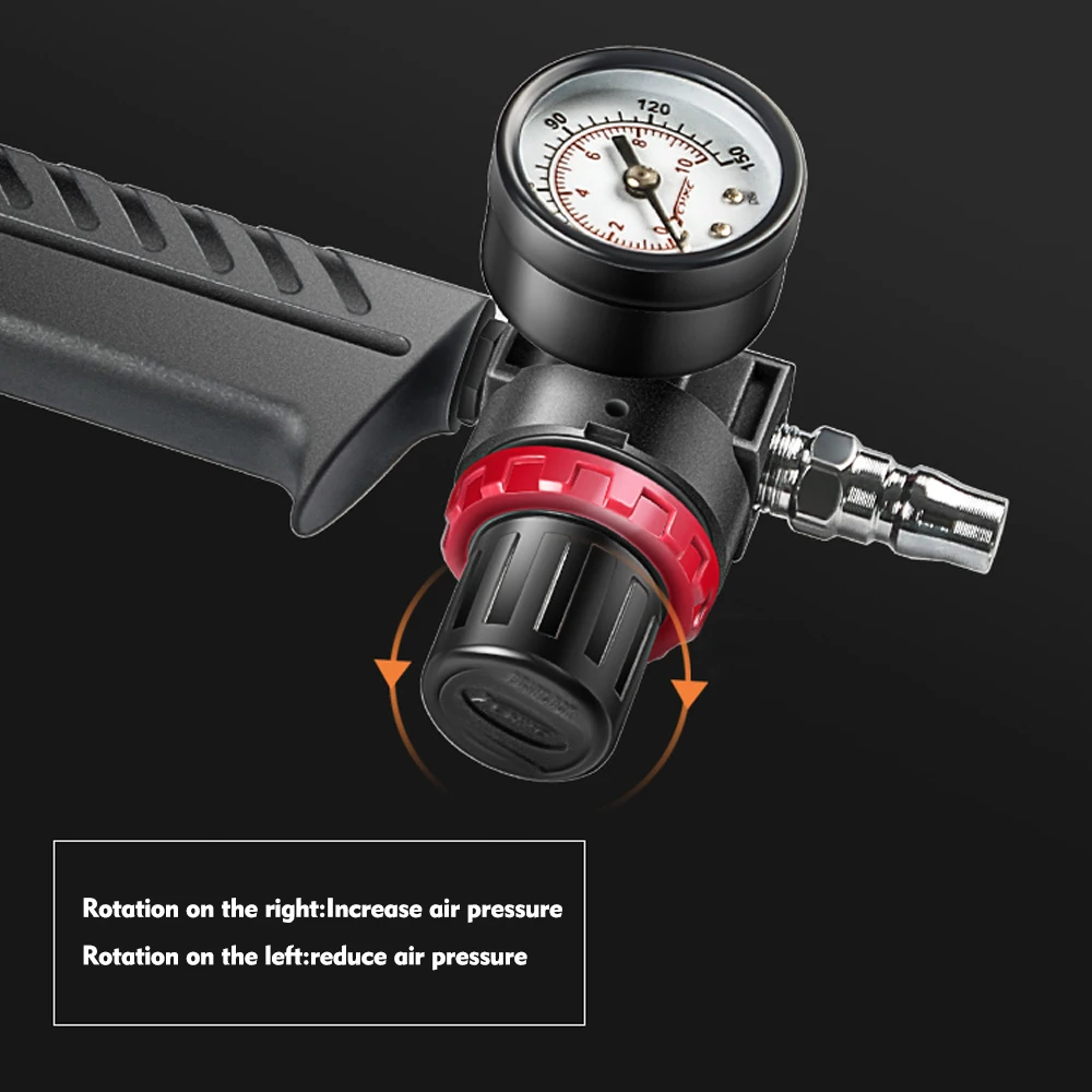 Пистолет клеевой Регулируемый 310 мл пневматический каучуковый пистолет для