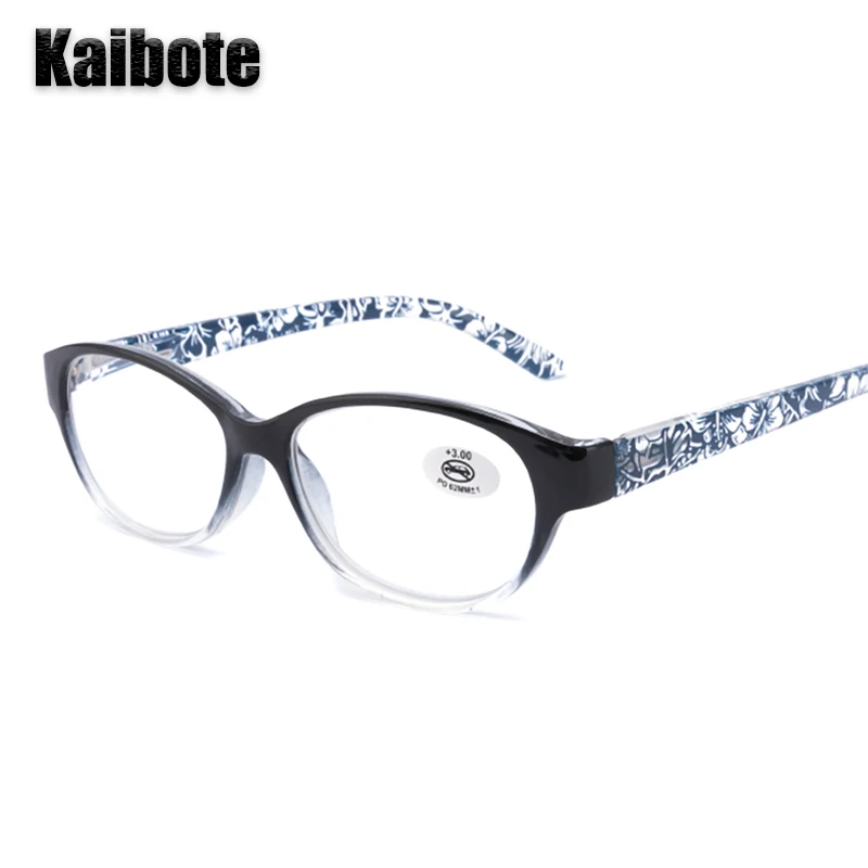 

Kaibote Men Women Presbyopic Glasses Oval Reader Eyewear High Quality Reading Eyeglasses +1.0 to +3.5 with Soft Pouch Portable