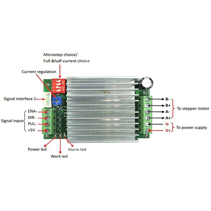 TB6600 4 5a плата драйвера шагового двигателя контроллер замены TB6560 для