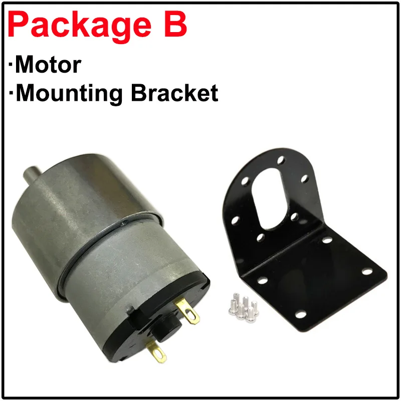 Щеточный редукторный двигатель постоянного тока 7 об/мин до 960 12 В 24 регулируемая