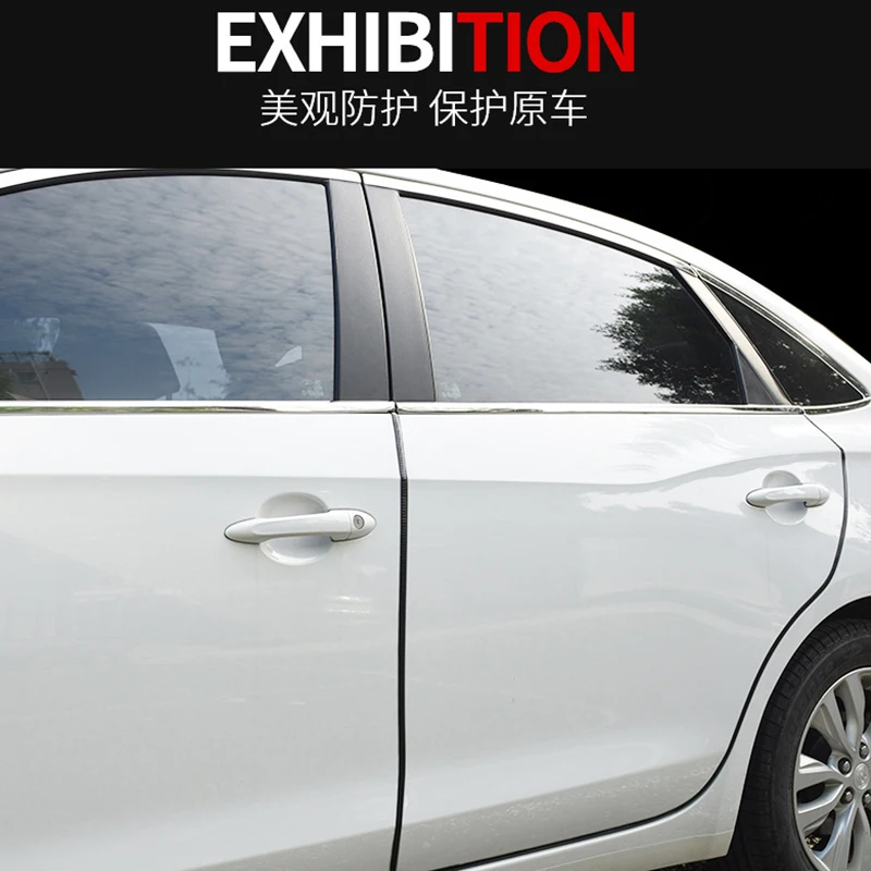 

5M Car Door trips Rubber Edge Protective Strips Side Doors Moldings Adhesive Scratch Protector Vehicle For Cars Auto