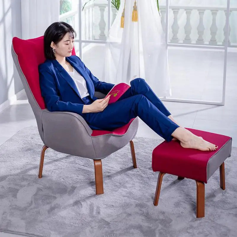 Маленькое кресло для спальни одного человека балкона стул грудного