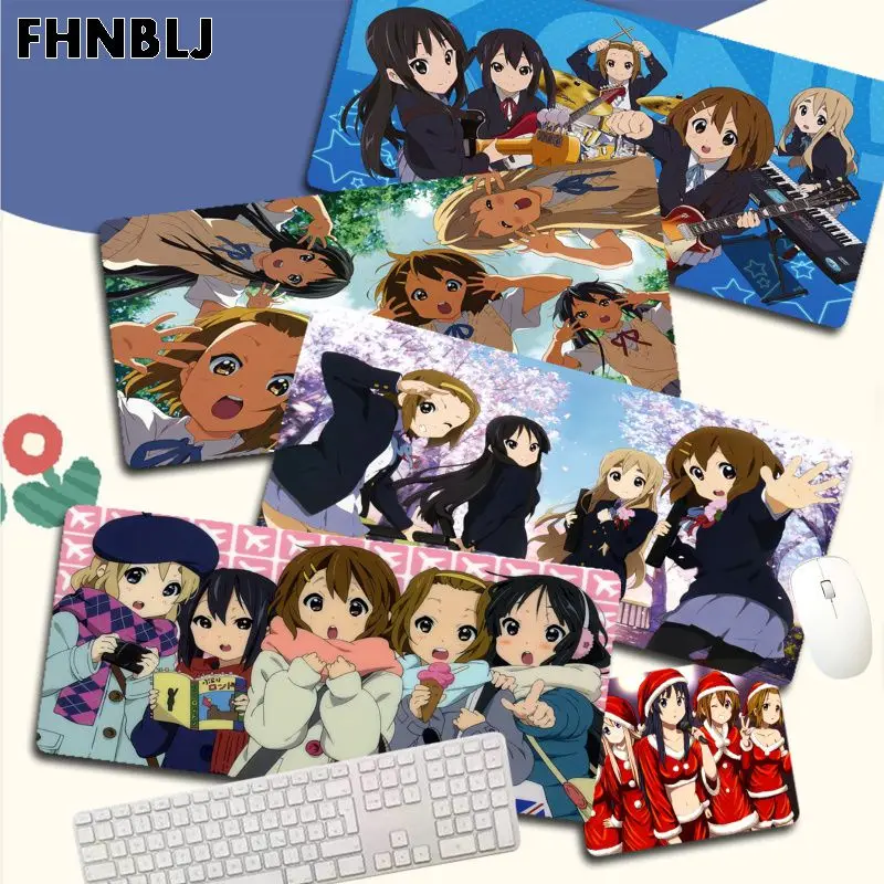 

K-ON Anime Funny Unique Desktop Pad Game Mousepad Size for Office Long Table Mat Kawaii Desk for Teen Girls for Bedroom