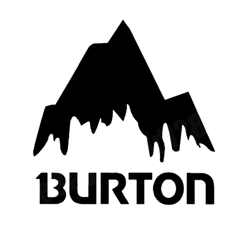 

High Quality Burton Mountain Ski Snowboard Vinyl Funny Car Window Bumper Novelty JDM Drift Vinyl 16*16cm Sticker Decal