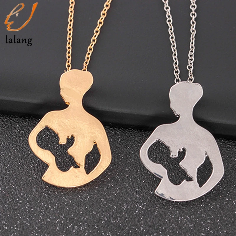 Очаровательное ожерелье для мамы и ребенка семейное любимое дочки сына грудное