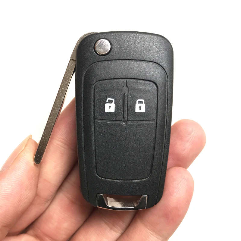Откидной складной чехол для ключей с 2/3/4/5 кнопками Chevrolet Cruze 2012 2014 Aveo Lova Epica Camaro Impala