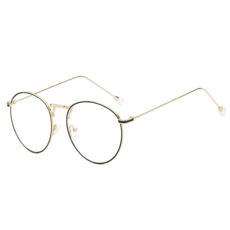 BG Myopia 4.0 Iboode роскошные женские перламутровые готовые очки для близорукости металлические круглые Рецептурные очки для близоруких женщин близорукие унисекс 1 шт - Цвет оправы: BG Myopia 4.0