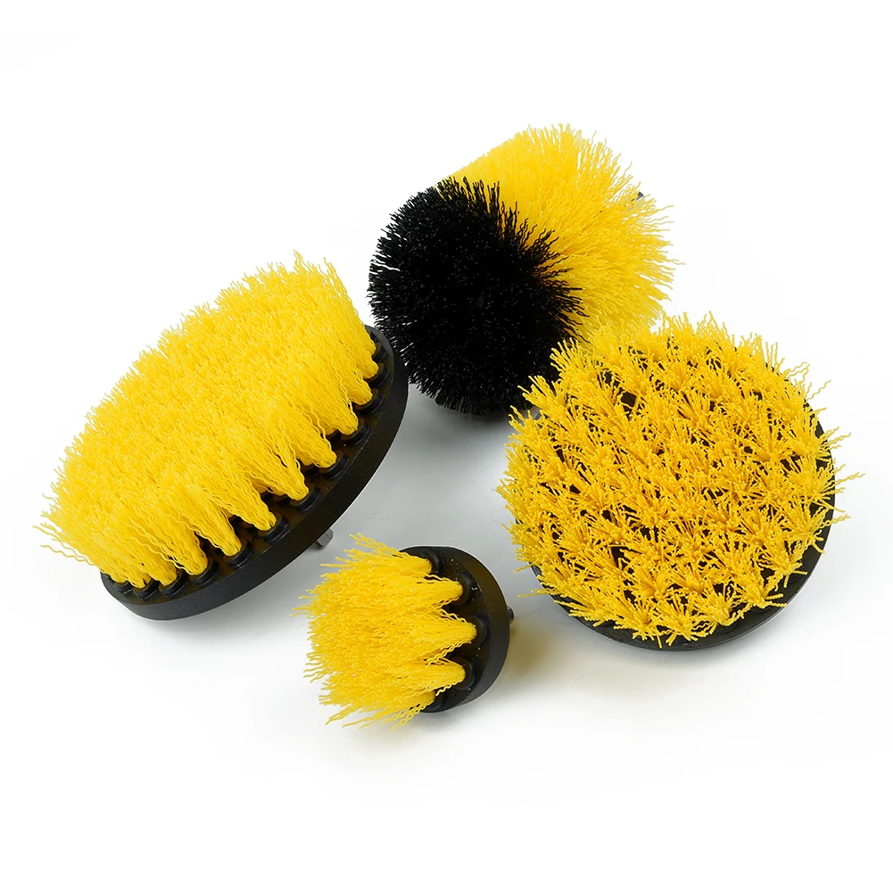 4 шт. набор Scrubber электрическая дрель Чистящая вращающаяся щетка для ванной